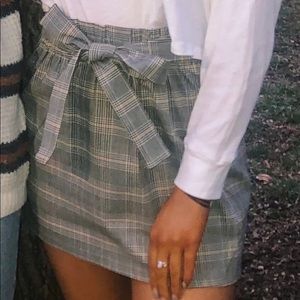 Kendall & Kylie Plaid Skirt